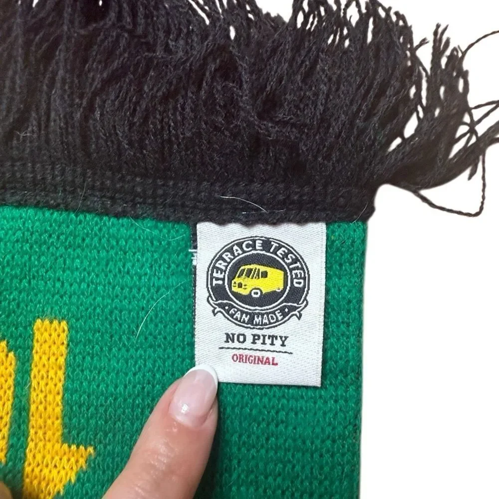 Portland Timbers Timbers Army NO PITY PTFC 107 Black Fringe 68 x 7 100% Acrylic